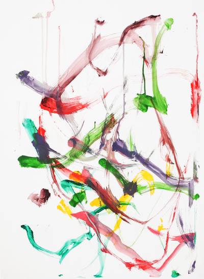 400x547 Colorful Abstract One Of A Kind Elephant Painting