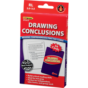 300x300 drawing conclusions reading comprehension practice cards rl