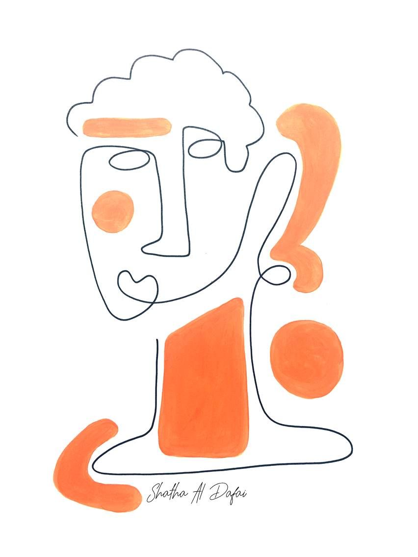 852x1136 Lineart Original One Line Art