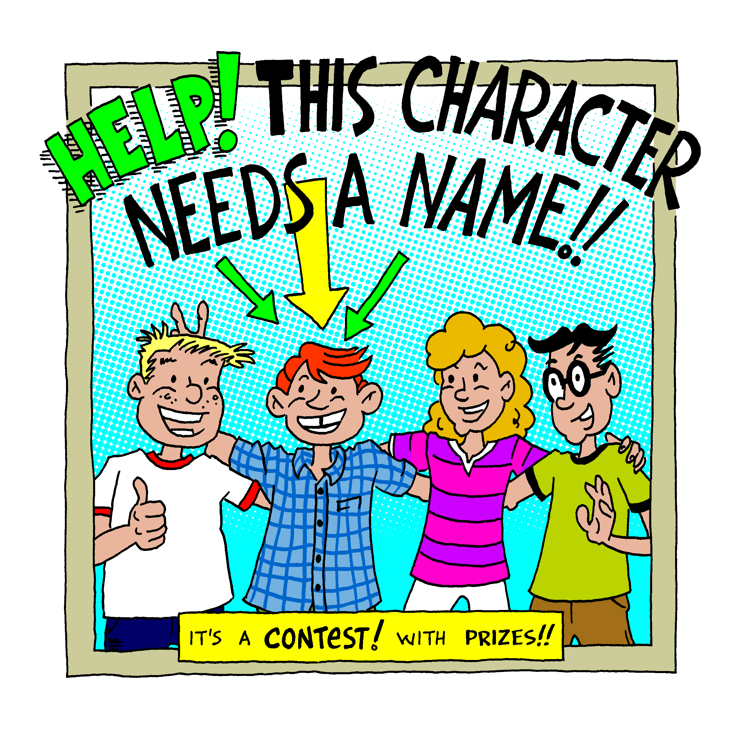 2551x2551 It's Contest Time! Name This Character, Win A Drawing! Smeary