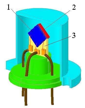 351x444 Schematic Drawing Of The Sealed Module For Thermal Neutrons