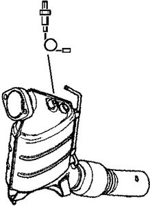 219x300 catalytic converter fits bmw front