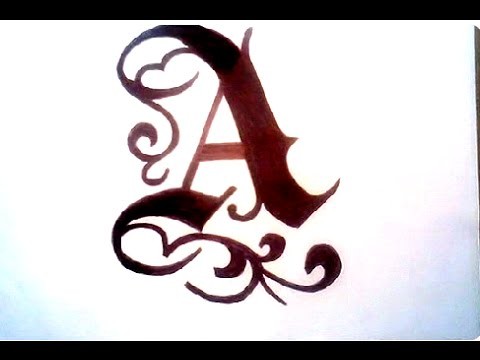 480x360 Cool Letter A Designs Fancy