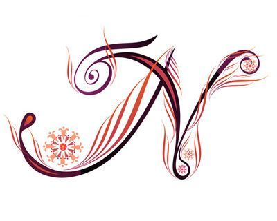 400x320 Letter N Drawing Designs