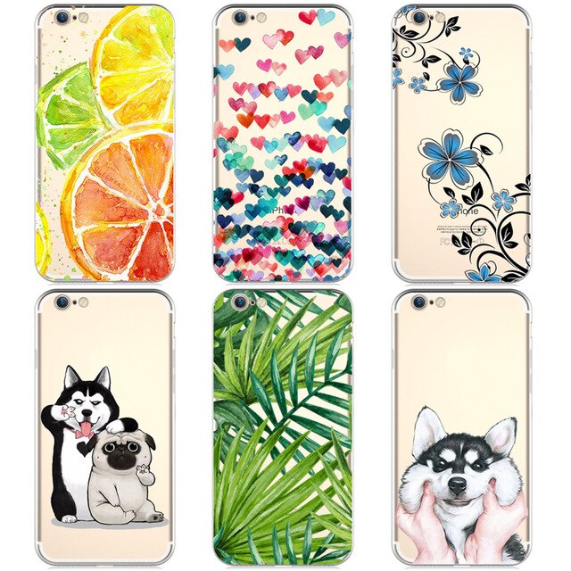640x640 Tpu Soft Cases For Apple Iphone Transparent Printing Drawing