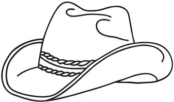 358x210 Drawing Cowboy Hat Png