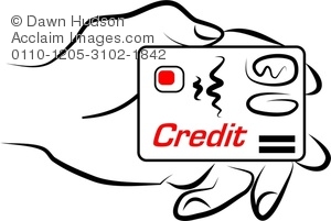 300x201 Simple Line Drawing Of A Hand Holding A Credit Card Clipart