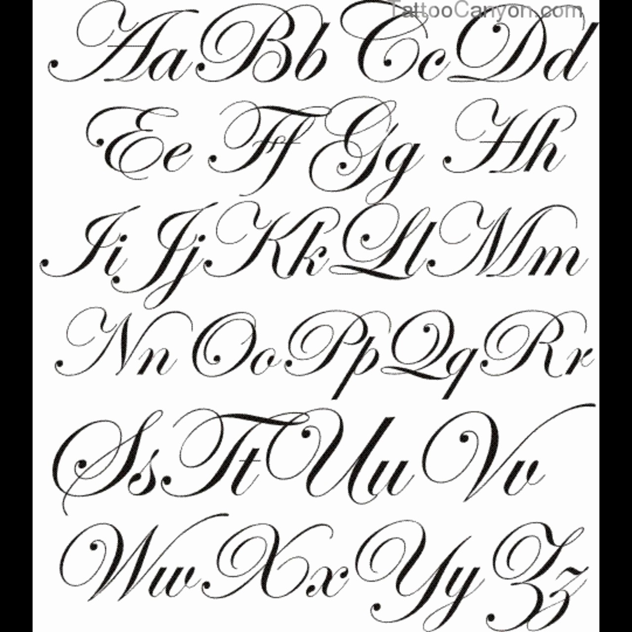 Drawing Cursive Letters