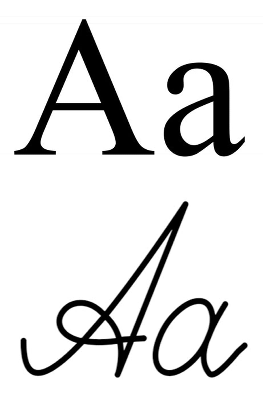 Drawing Cursive Letters Free download on ClipArtMag