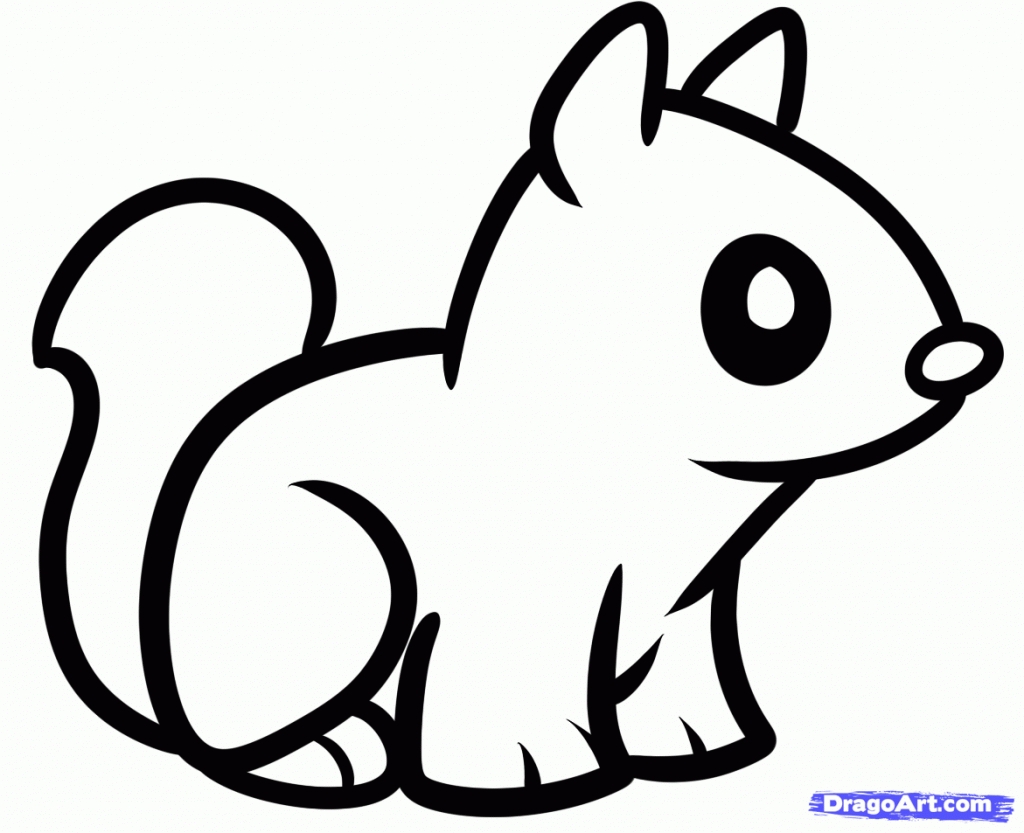 1024x833 Printable Drawing Baby Animals Animal Coloring Pages Cute Ba