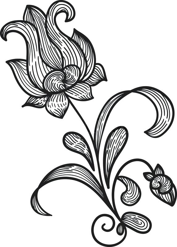 573x800 Flower Designs To Draw For Flower Drawing Drawings Flower Designs