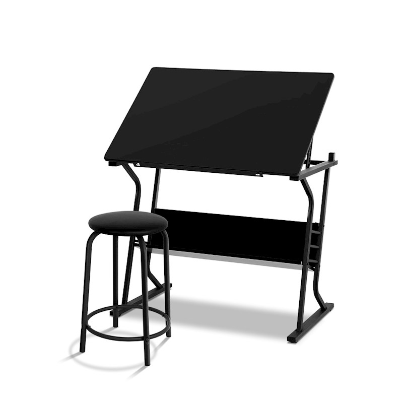 800x800 drawing desk drafting table craft adjustable glass art tilt