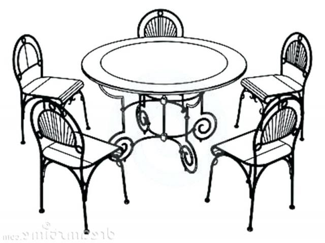 640x480 Dining Table Clipart Cafe Table