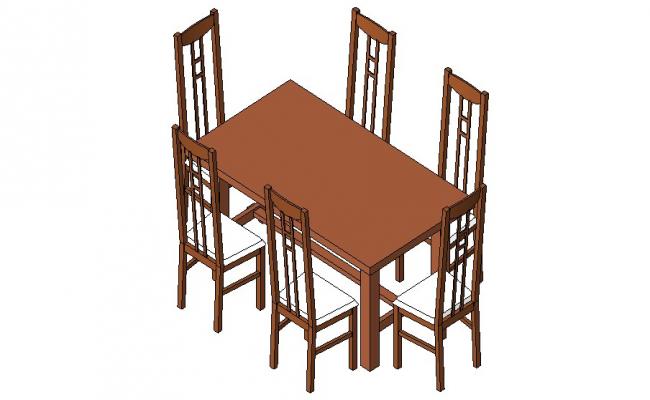 650x400 six seated wooden dining table block cad drawing details dwg