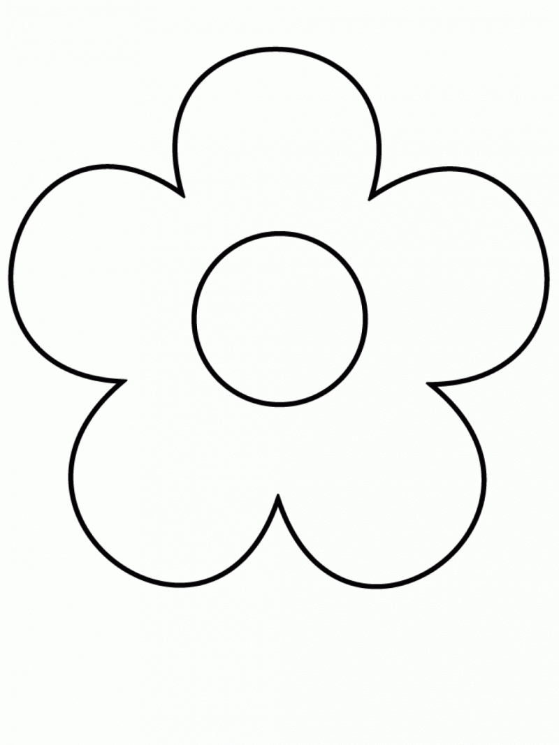800x1067 Drawing For Children Free Download How To Draw A Flower Simple