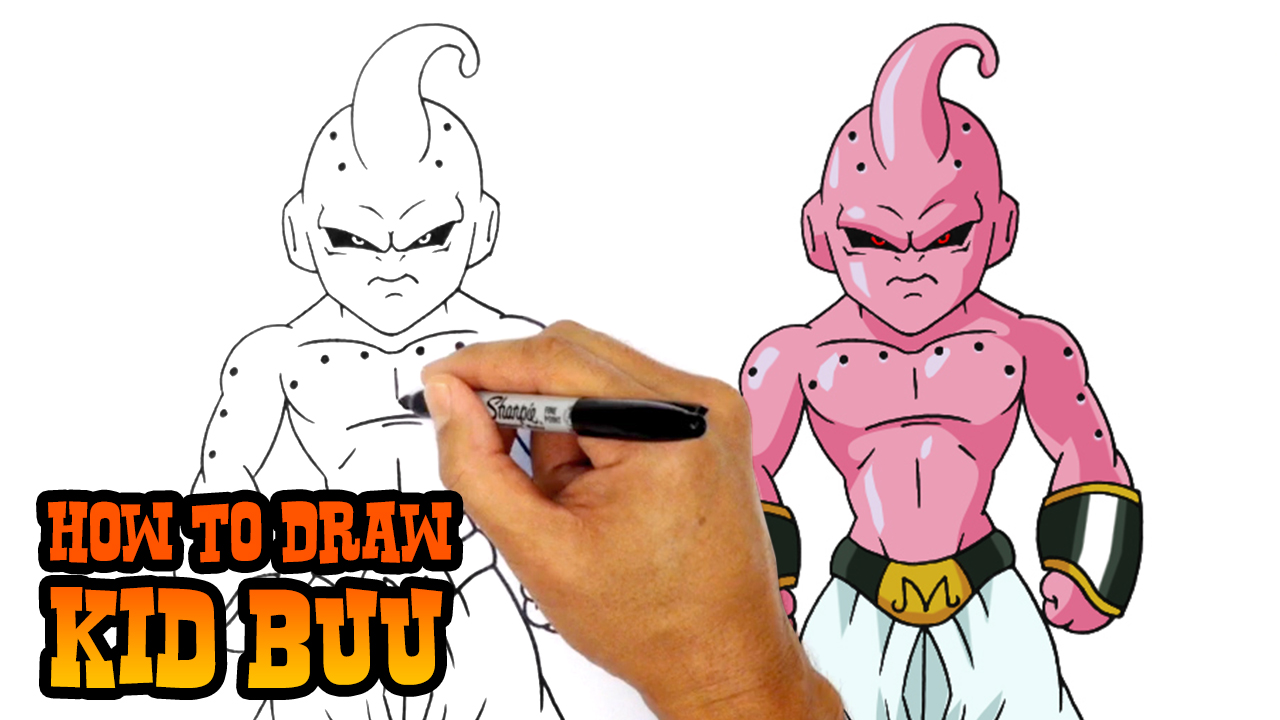 1280x720 How To Draw Kid Buu Dragon Ball Z