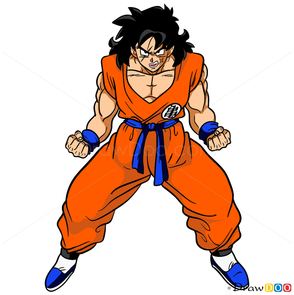 999x1000 How To Draw Yamcha, Dragon Ball Z