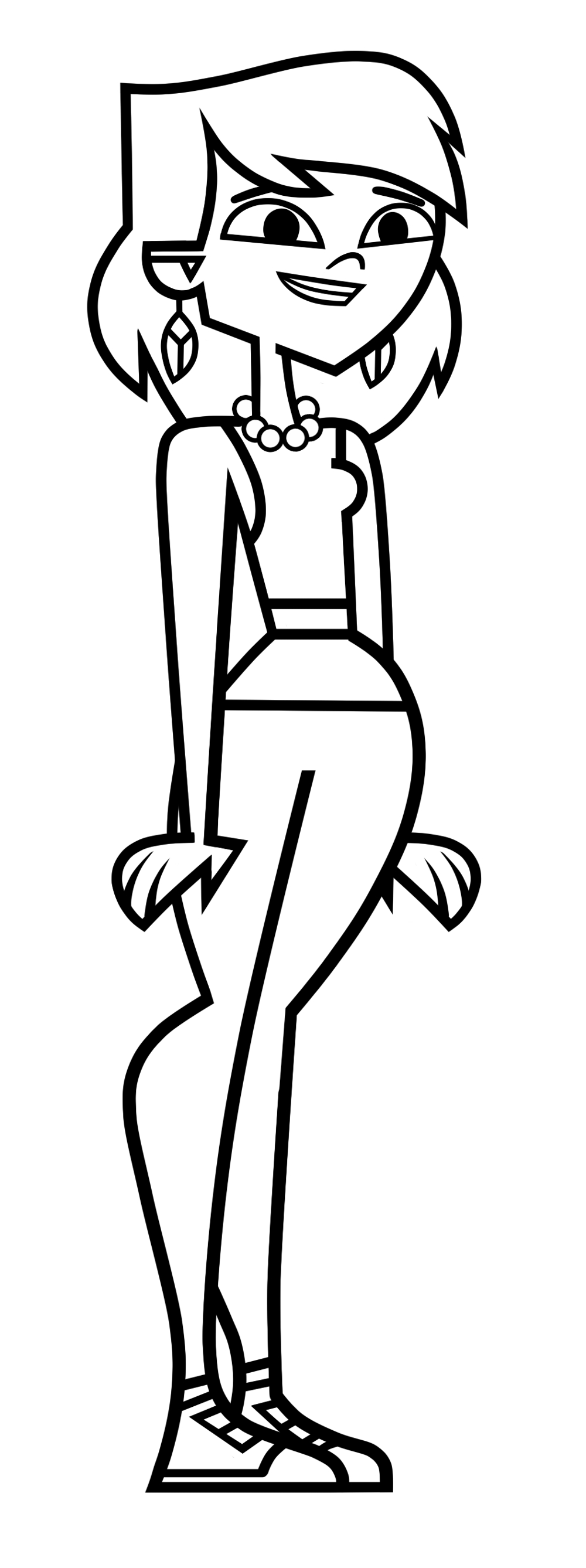 1000x2675 Total Drama Island Coloring Pages Exciting Drawing At Getdrawings