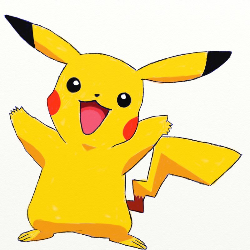 800x800 How To Draw Pikachu From Pokemon