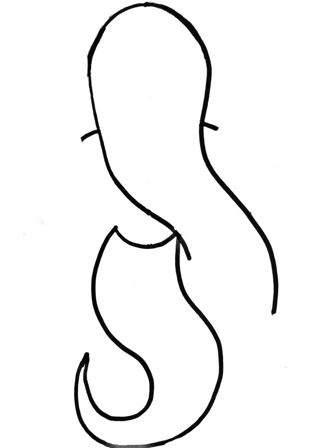 637x900 How To Draw A Mermaid