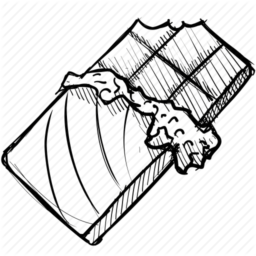 512x512 Collection Of Free Chocolate Drawing Download On Ui Ex