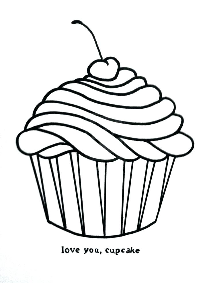 736x985 How To Draw A Cupcake Easy To Draw Cupcakes For The Kids Or Those
