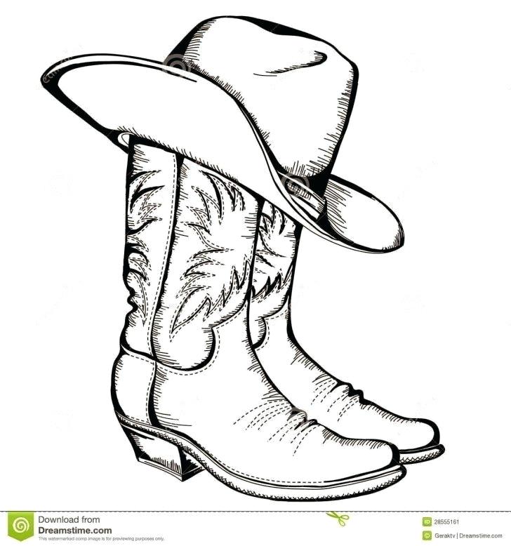 728x778 Cowboy Hat Drawing