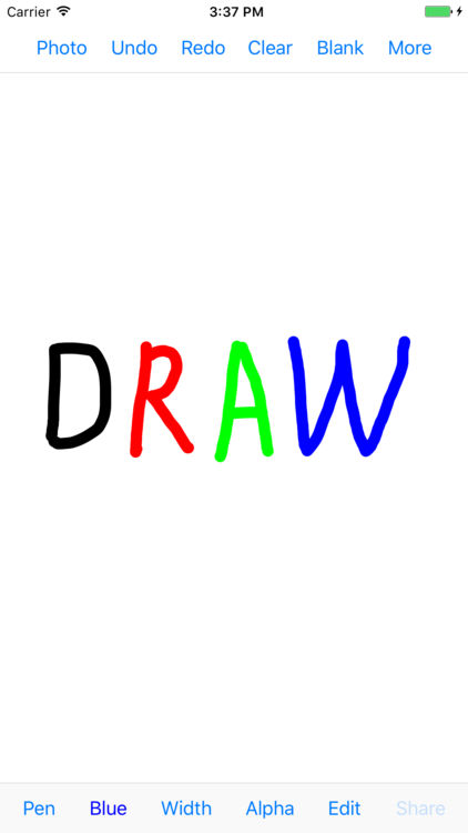 422x750 Draw Editor