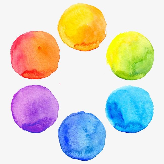 650x650 watercolor effect, watercolor clipart, color ring, drawing ink png