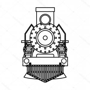 300x300 silhouette steam locomotive vector draw silhouette steam