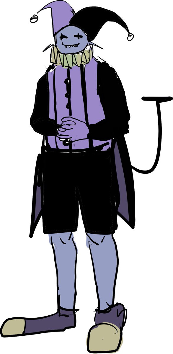 586x1200 one jevil drawing everyday on twitter yeah sure request