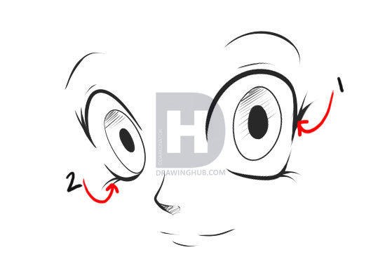 549x396 How To Draw Anime Expressions, Step