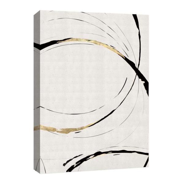 600x600 Ptm Images In ''gold Ribbon Ii'' Canvas Wall Art