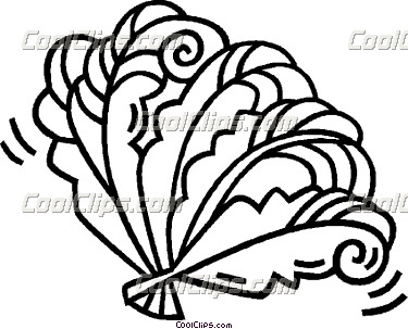 375x303 Hand Fan Drawing