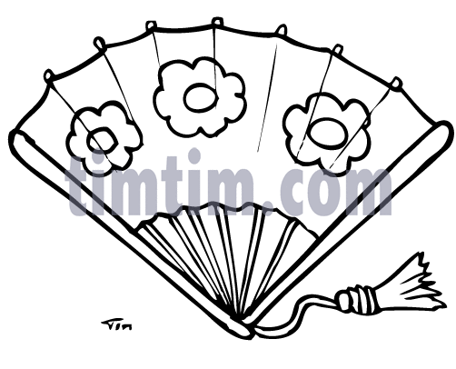 502x406 Drawings Of Fans Free Drawing Of Fan Bw From The Category Beauty