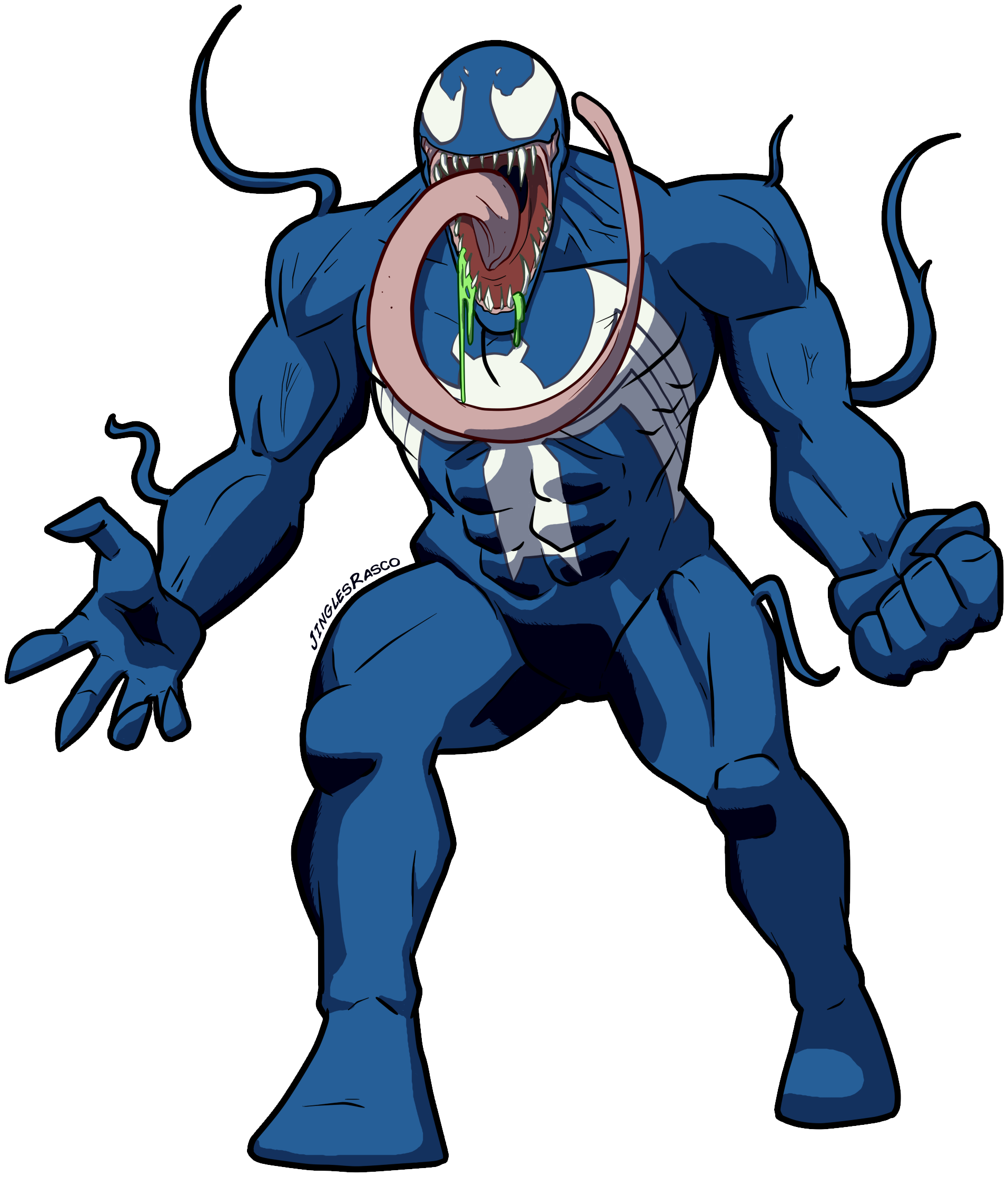 1914x2235 fanart since the trailer came out, i tried drawing venom marvel