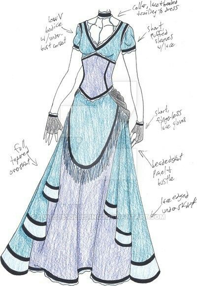 400x581 Fantasy Clothes Dress