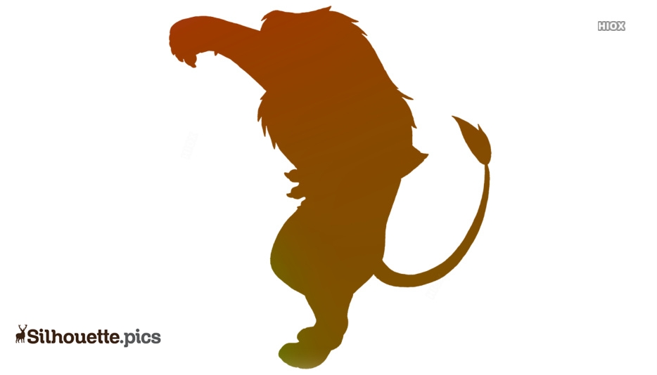 934x534 Lion King Fight Drawing Silhouette Silhouette Pics