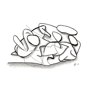 300x300 Bedtime Tickle Fight Drawing