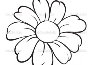 300x210 Easy Beginner Flower Sketch Drawing Simple Flower Image Simple