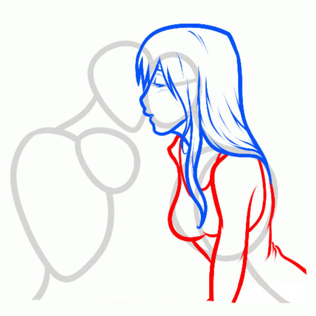 636x636 Draw Anime In Love Couple