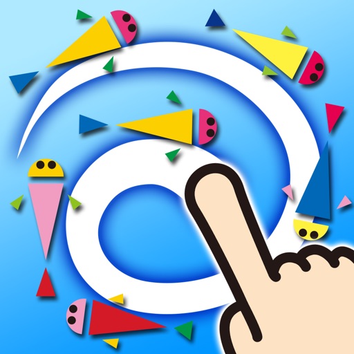 512x512 Touch And Drawing! Fish Moving