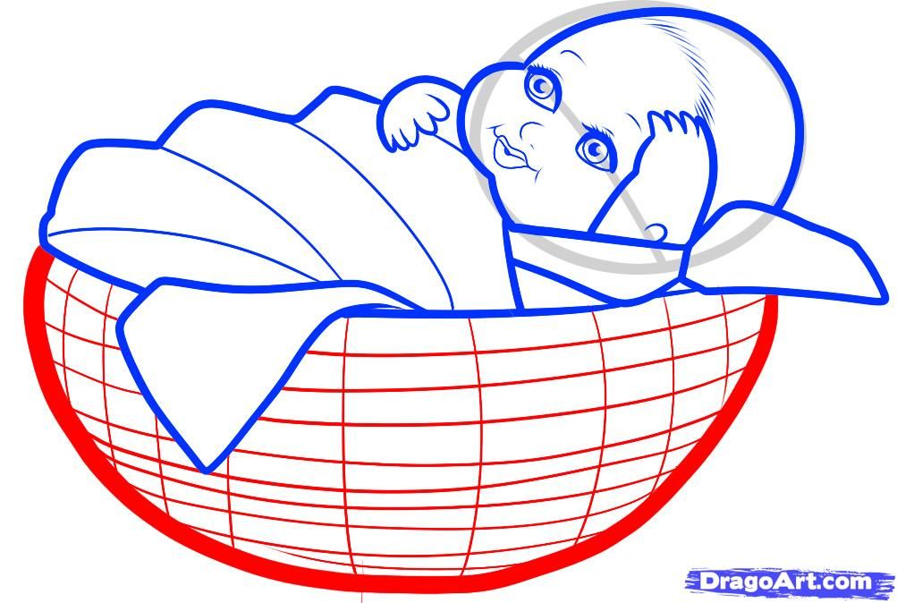 1003x674 How To Draw Baby Jesus, Baby Jesus Step Bible Art Journal