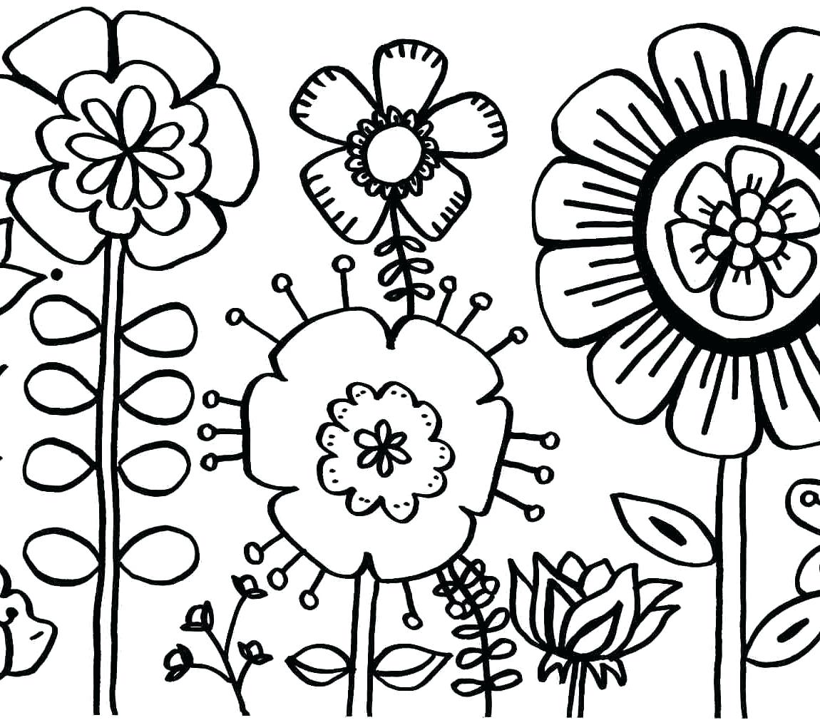 1150x1017 Cool Designs Draw Flower Drawing Coloring Pages Ideas For Adults