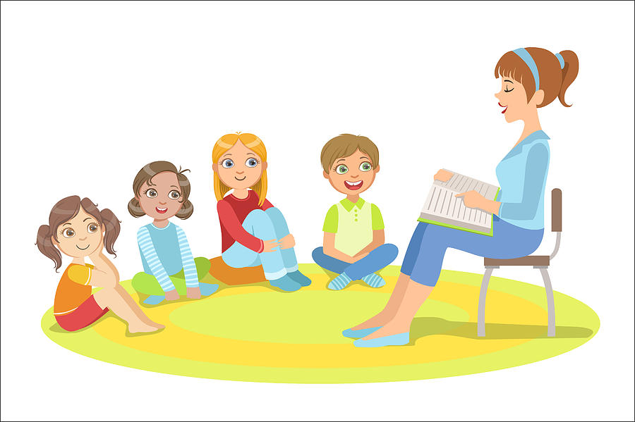 900x599 Elementary School Students Listening To The Story