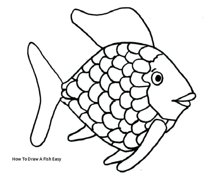 730x569 Easy Fish Drawing For Kids Coloring Pages Girls Pdf Online