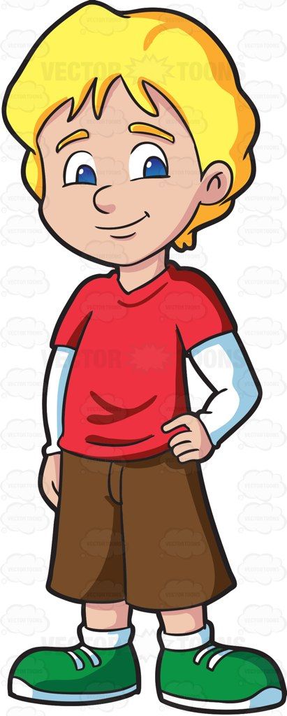 411x1024 A Male Middle School Student Looking Cool And Confident Clip Art
