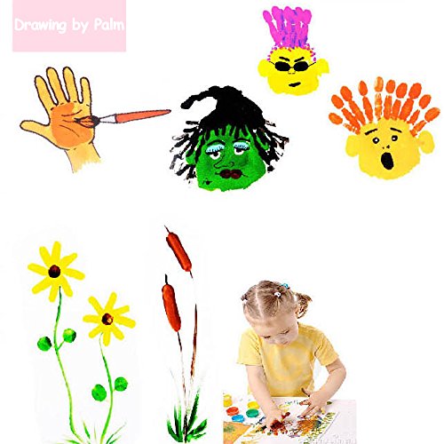 500x500 washable finger paint for kid's painting artwork, safe