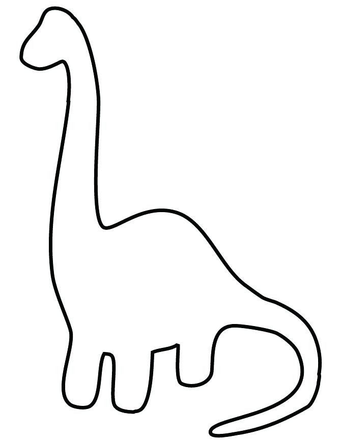 670x867 Easy Dinosaur Drawing For Kids