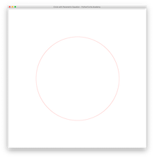222x227 drawing circle with parametric equation learn python with turtle